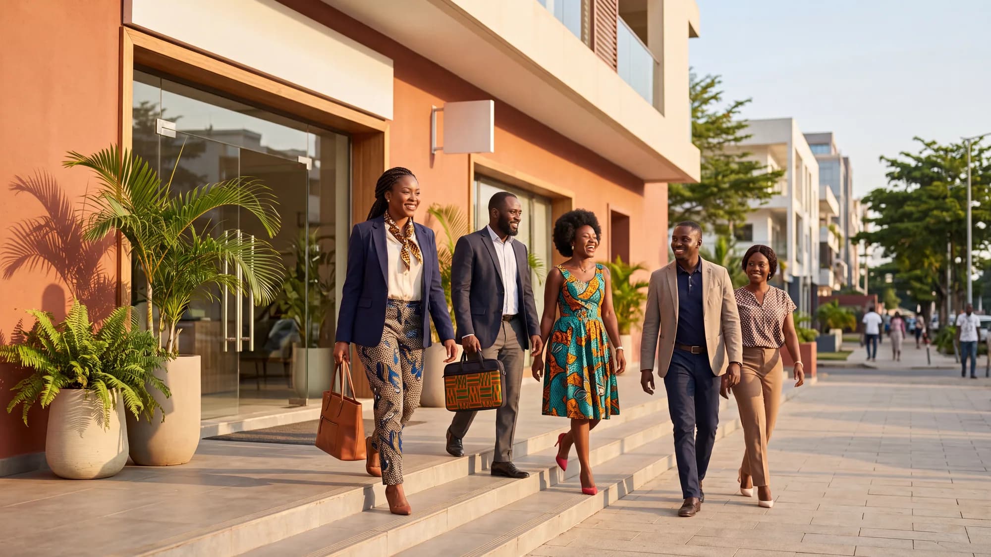 Une PME d'Afrique de l'Ouest à l'ouverture de sa journée