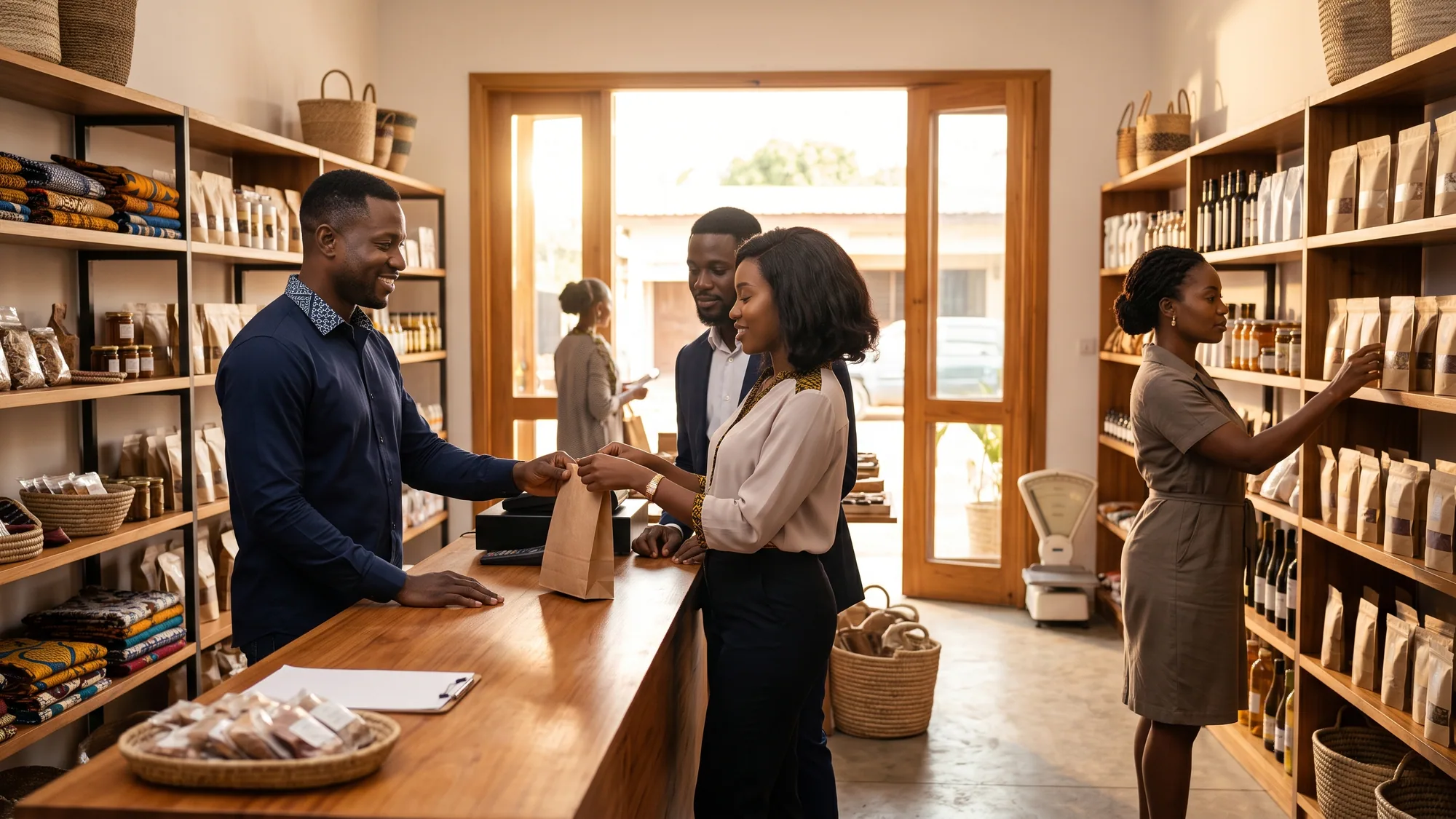 Commerce & boutique — Optimux ERP