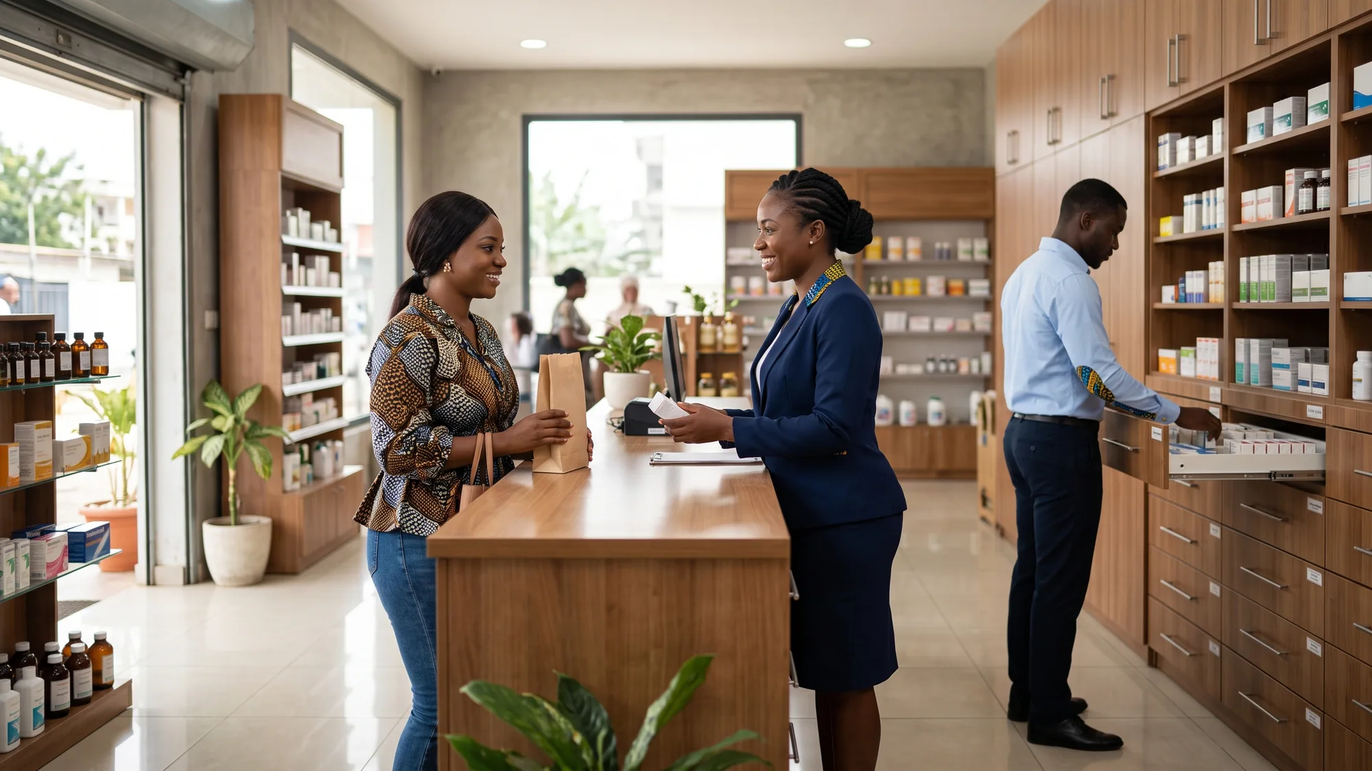 Pharmacie & santé — Optimux ERP